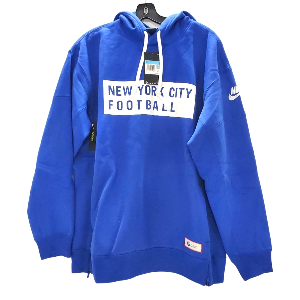 🆕️ NEW YORK GIANTS Sweater NYC Football Spell Out NIKE Hoodie